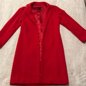 The Limited Vintage Red Wool Peacock coat